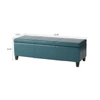 Contemporary Minimalist Design Upholstered Storage Bench