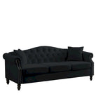Chesterfield 3-Seater Tufted Sofa with Rolled Arms