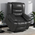 Single Faux Leather Power Lift Recliner Chair