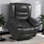 Single Faux Leather Power Lift Recliner Chair