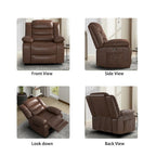 Single Faux Leather Power Lift Recliner Chair