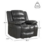 Single Faux Leather Power Lift Recliner Chair