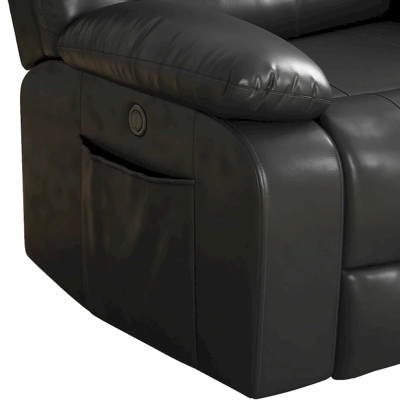 Single Faux Leather Power Lift Recliner Chair