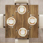 31.5 Inch Square Dining Table, Wood Kitchen Table Small Dinner Table Farmhouse Dining Room Table