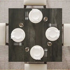 31.5 Inch Square Dining Table, Wood Kitchen Table Small Dinner Table Farmhouse Dining Room Table