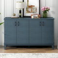 60"L 4-Door Sideboard Buffet with Adjustable Shelves