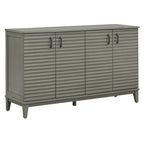 60"L 4-Door Sideboard Buffet with Adjustable Shelves