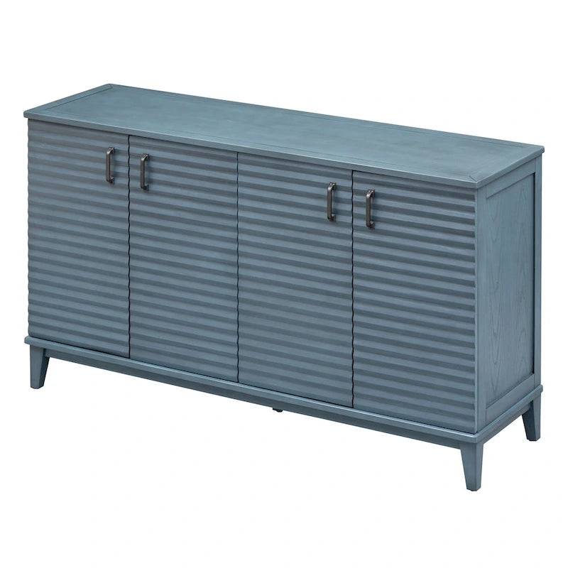60"L 4-Door Sideboard Buffet with Adjustable Shelves