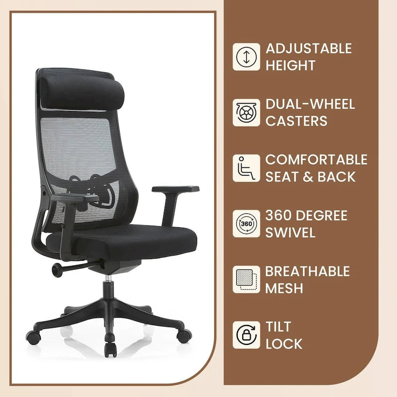 Cotton Office Conference Chair with Mesh Back Dale Series by