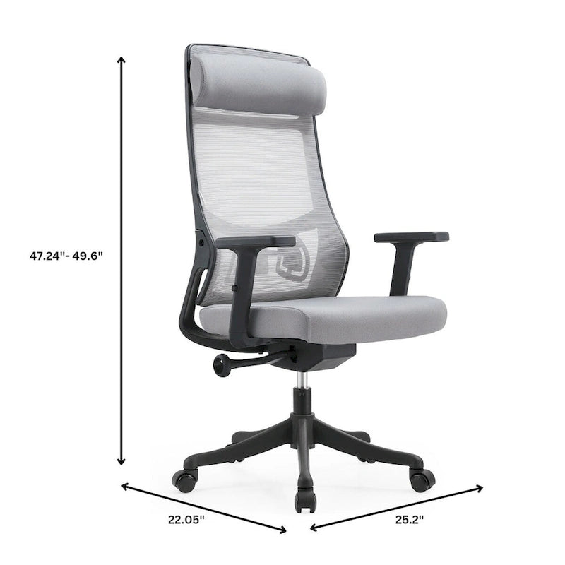 Cotton Office Conference Chair with Mesh Back Dale Series by