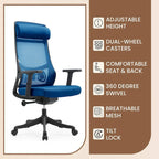 Cotton Office Conference Chair with Mesh Back Dale Series by