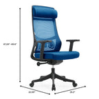 Cotton Office Conference Chair with Mesh Back Dale Series by