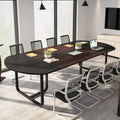 6FT Oval Conference Table Curved Meeting Tables for Office