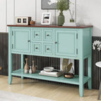 Solid Acacia Sideboard Console Table, 46"L