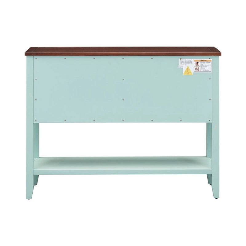 Solid Acacia Sideboard Console Table, 46"L