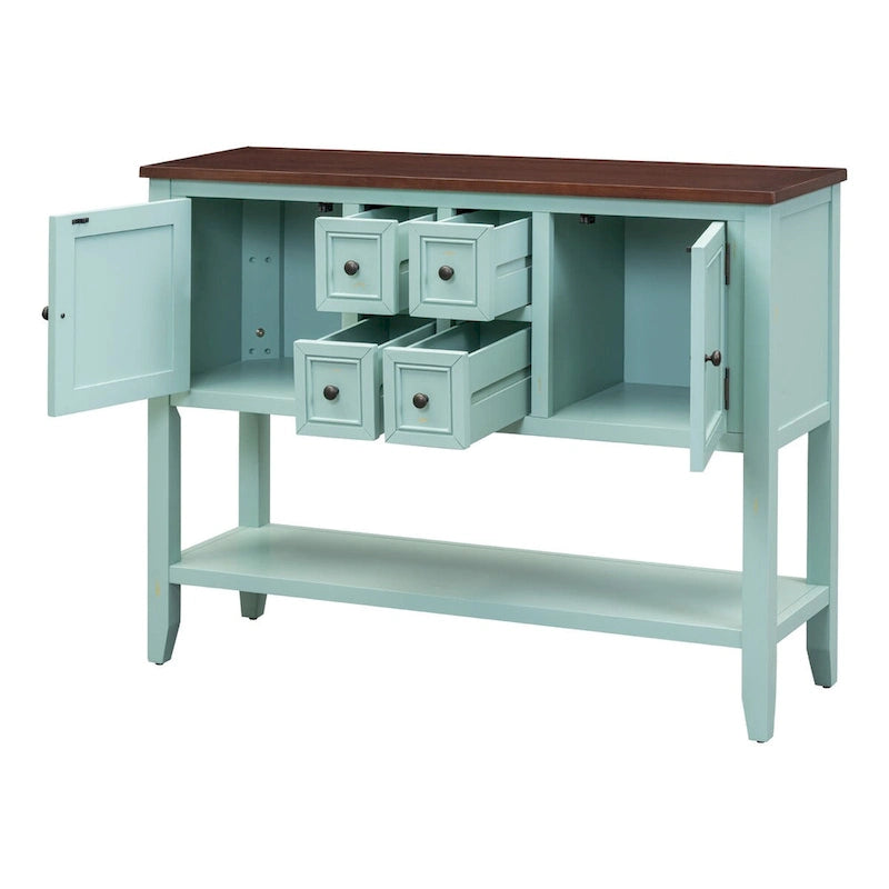 Solid Acacia Sideboard Console Table, 46"L