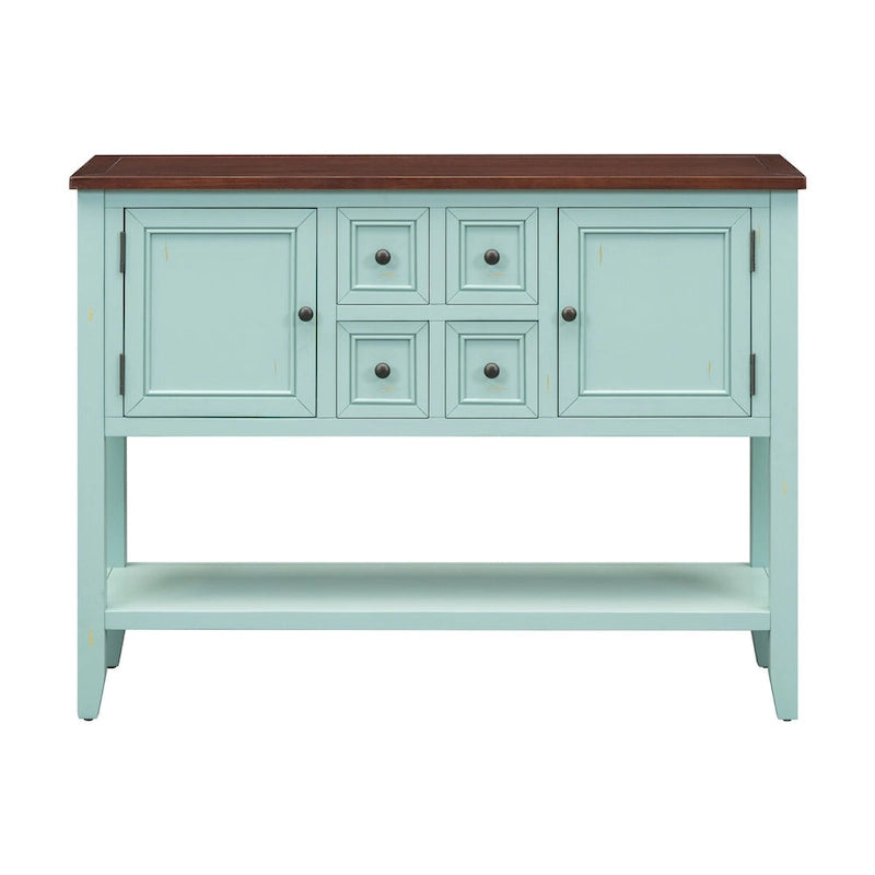 Solid Acacia Sideboard Console Table, 46"L